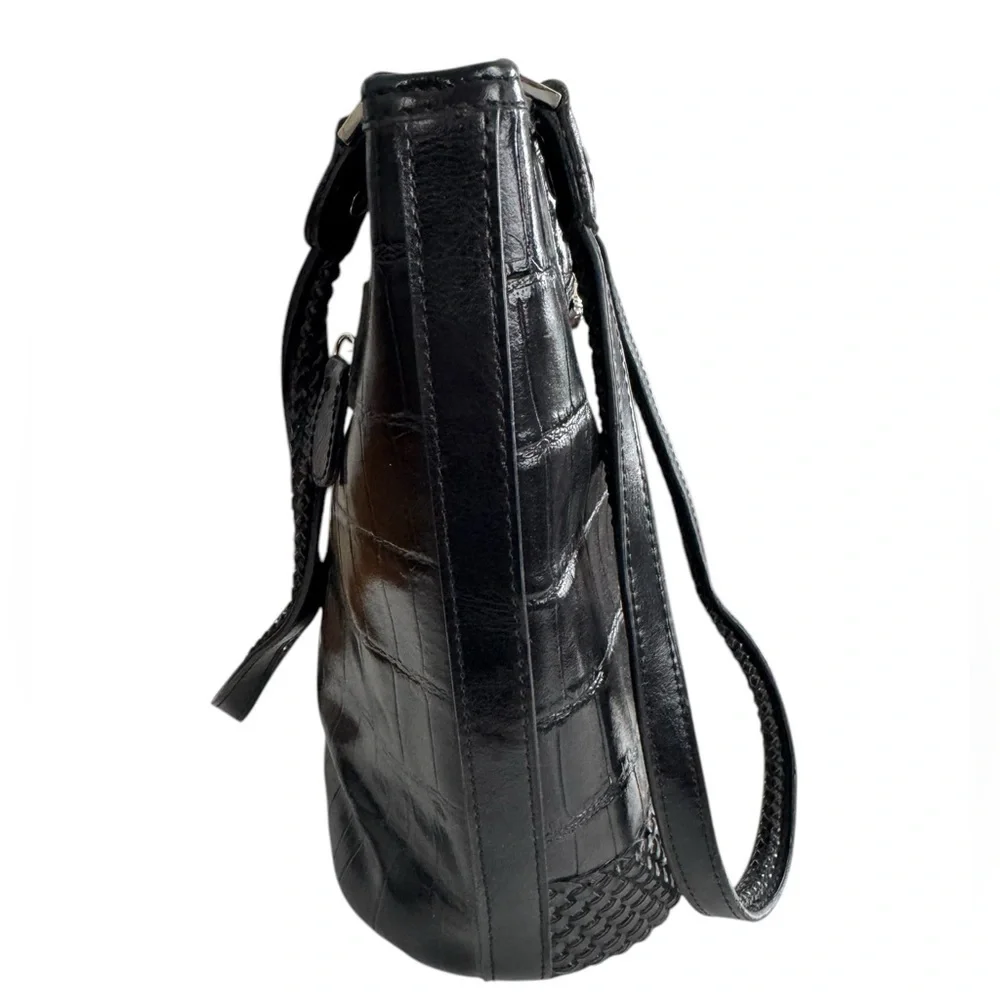 Vintage Marc Chantal MC black leather shoulder bag